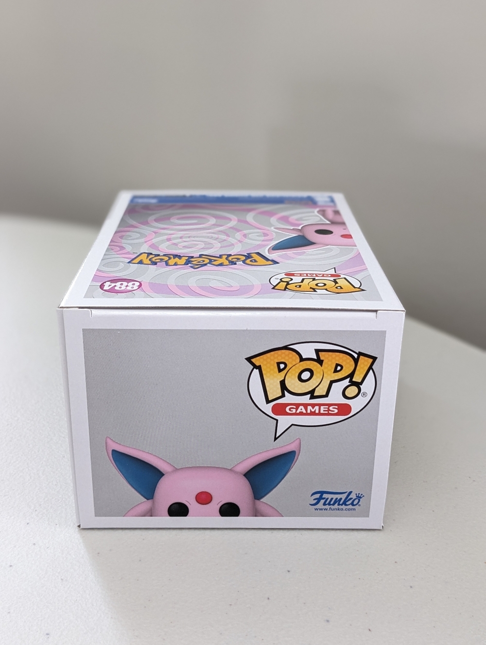 NEW Funko Espeon Flocked Amazon Exclusive Funko Pop 884 Pokemon Eevee evolution - Picture 12 of 14